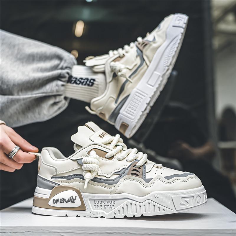 Herrenschuhe Sneakers Herren Freizeitschuhe Freizeit Luxus Herren Wanderschuhe Chunky Trend Stakeboard Schuhe für Männer Sport Laufschuhe Herrenschuhe