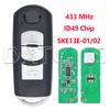 Datong ID49 Chip SKE13D-01/02 315MHz SKE13E-01/02 433MHz Car Remote Key Fob For Mazda Atenza 2 CX- 3 CX-5 MX-5 6 CX-9 AXELA