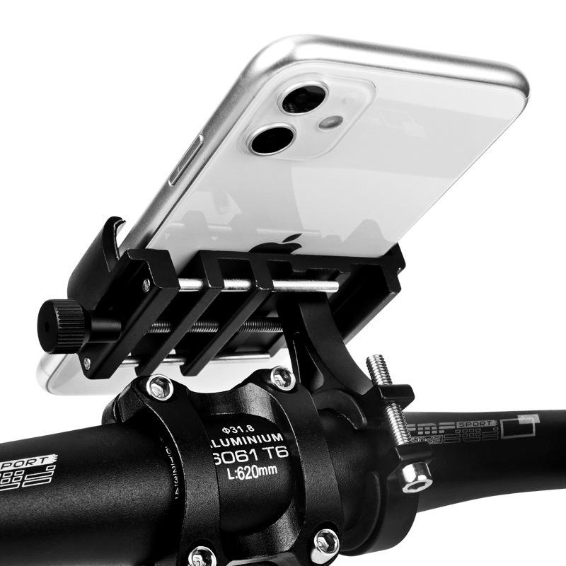 Bicycle Phone Holder ,Aluminium Alloy Navigation Phone Stand Rack Mobile Phone Bracket For Electric Bike Motorcycle