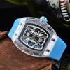 Personality Through the Bottom Sports Retro, Gear Machine Quartz, Fashion Watch