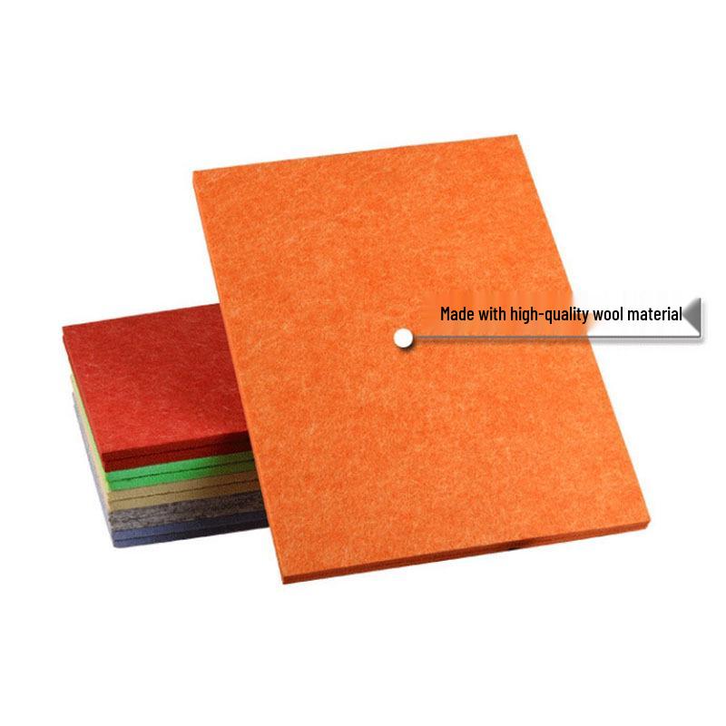 Polyester Felt Wall Sticker: Self-Adhesive Cork Message Board & Soundproof Display for Kindergarten