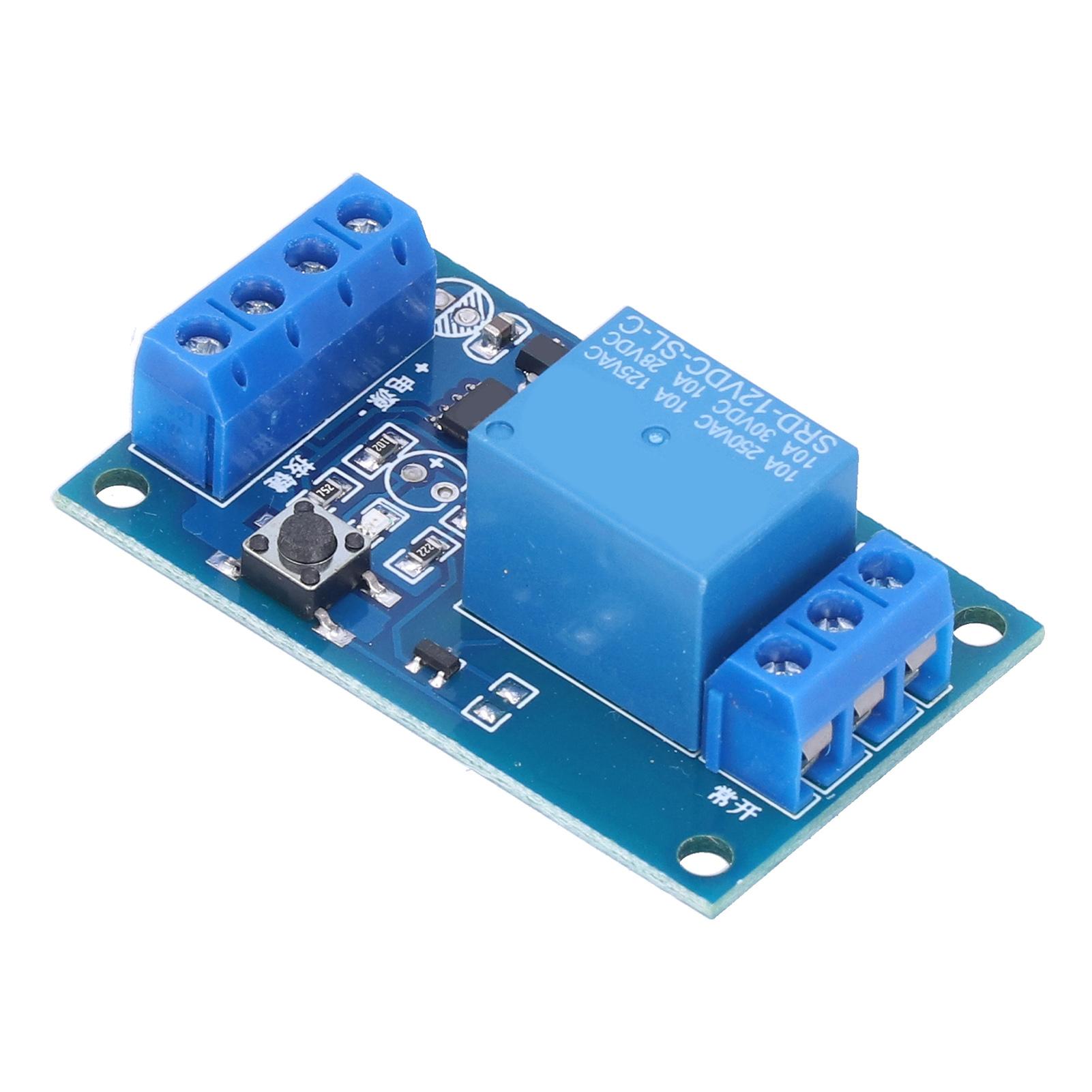 

Релейний модуль Однокнопковий Бістабільний Стабільна Надійна Робота Хороше Тепловідведення12В Бістабільний