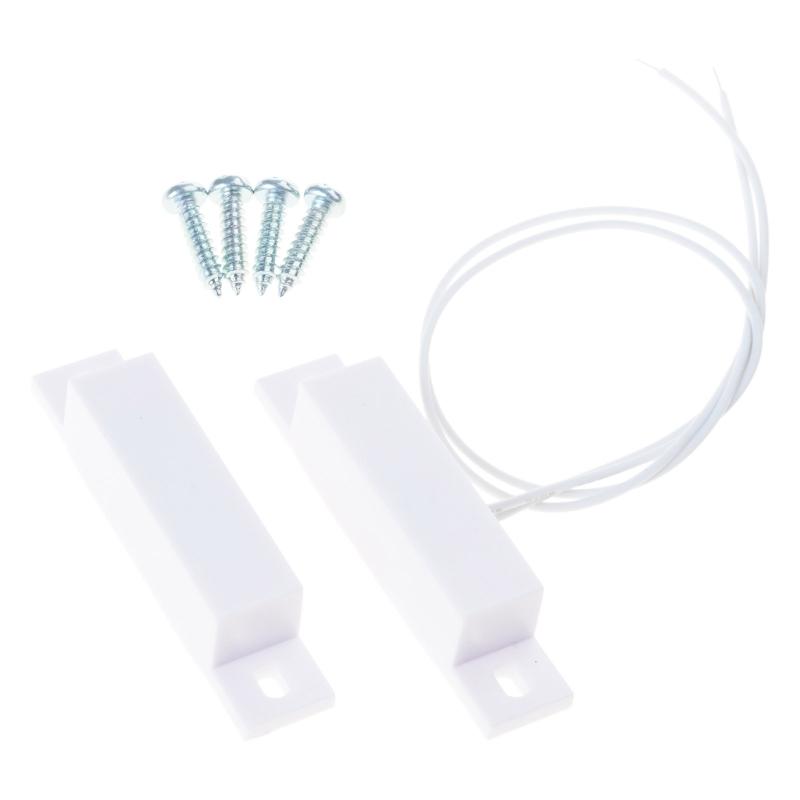 Wired Door Sensor Magnetic Switch Home Door Window Entry Warning Switch Home Anti-theft Alarm Dustproof Waterproof