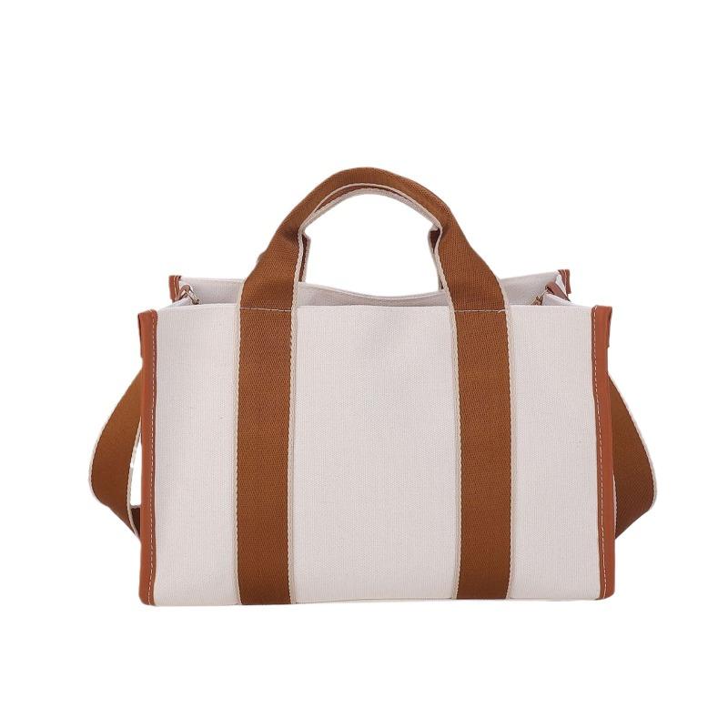 Mode Canvas Tasche Koreanisch Instagram Große Kapazität Handtasche Damen Pendler Schulter Crossbody Tragetasche