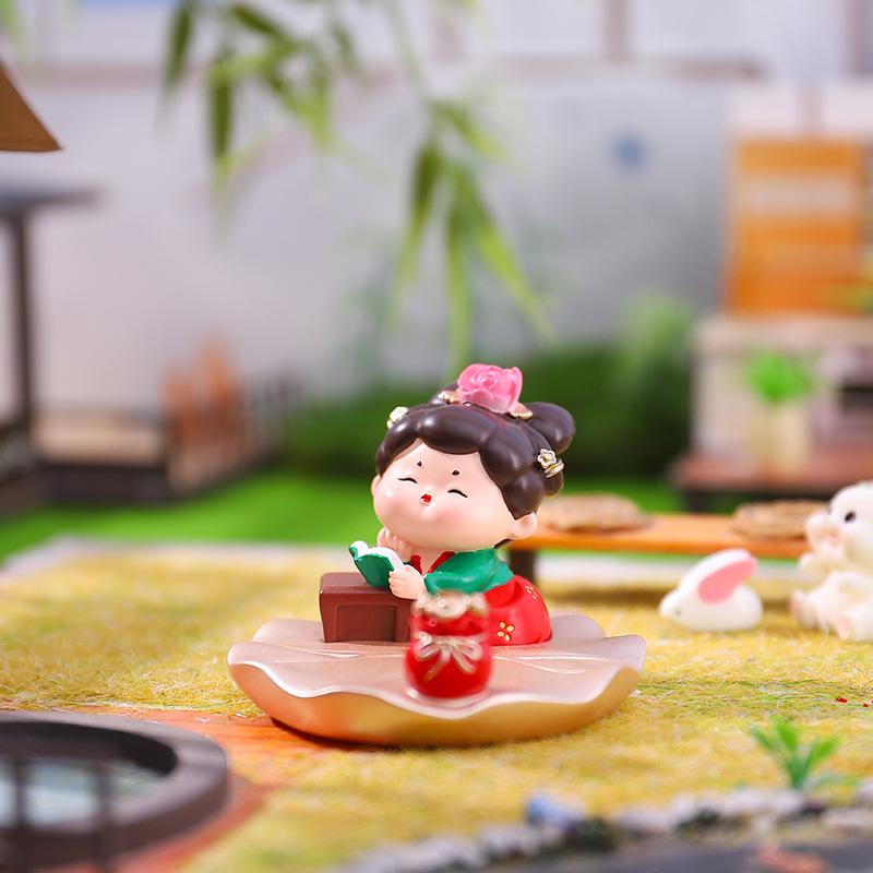 Şarap Dolabı ve Oturma Odası İçin Yaratıcı Retro Prenses Figür Dekorasyonu