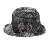 Tweed Fisherman Hat Thickened Warm Bowler Hat Elegant Bucket Hat  For Ladies