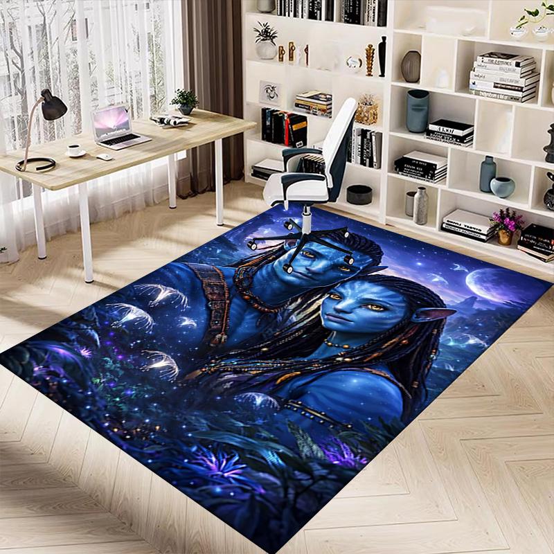 1pz Tappeto Romantico Mondo Avatar per Sala Giochi Camera da Letto Soggiorno Divano Decorazione Casa, Tappeto Area Giochi Bambini Tappetino Antiscivolo Pavimento Y72929