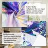 Amonercvita Blacklight Forest Tapestry Neon Tree Waterfall Tapestries UV Reactive Galaxy Space Tapestries Colorful Floral Plants Tapestry Wall
