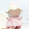 Baby Clothes Set with Hats Hair Accessories Soft Fabric Doll Wedding