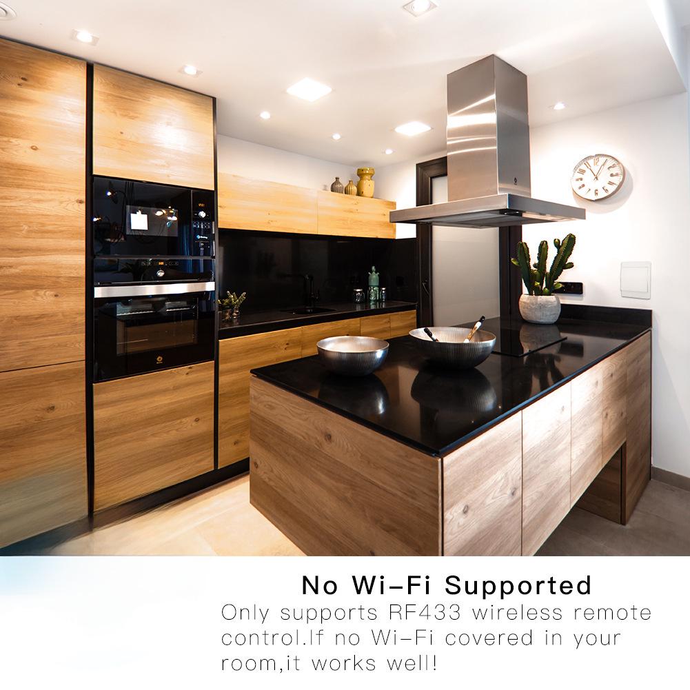 Battery-free Wireless Smart Light Switch, Stick-on Panel, 220V