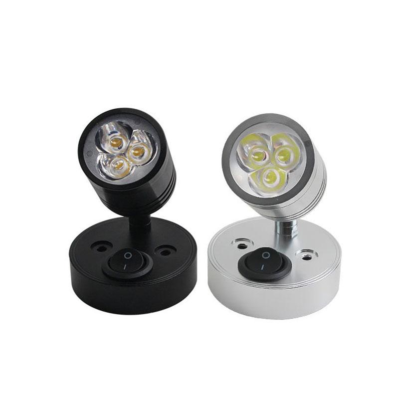 Camper Spotlight Reading Lamp Motorhome Wall Lamp Ceiling Light LED Spot Reading Light Switch Led Camper Accessories