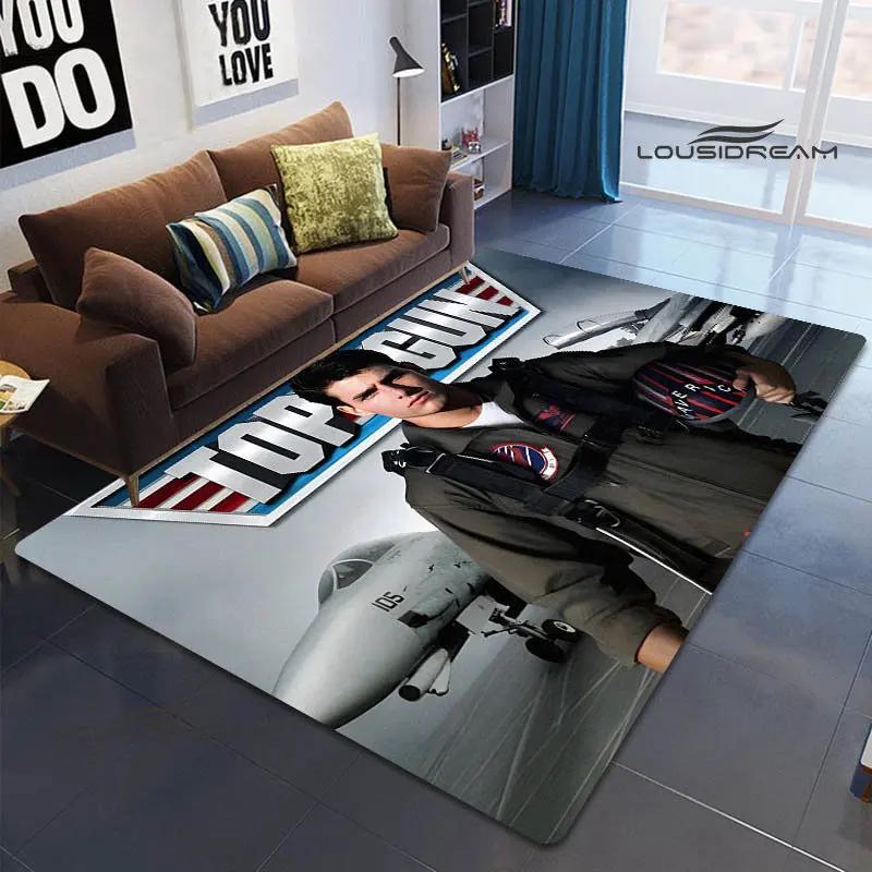 Classic Movie TOP GUN printed Carpet rugs for bedroom area rug living room carpet Outdoor carpet floor mats birthday gift