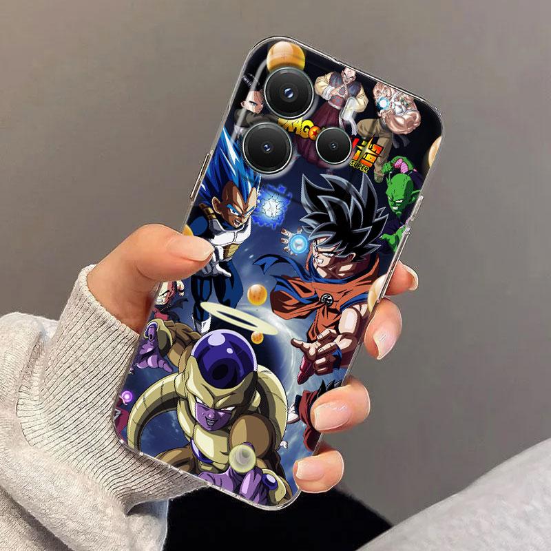 D-Dragon Balls Super Poster Case For Xiaomi Redmi Note 15 14 13 12 11 Pro Plus Cover For Redmi 15C 15 14C 13C Clear Phone Cases