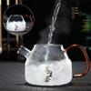 Shangqi 1200ML Heat-Resistant Glass Teapot with Infuser