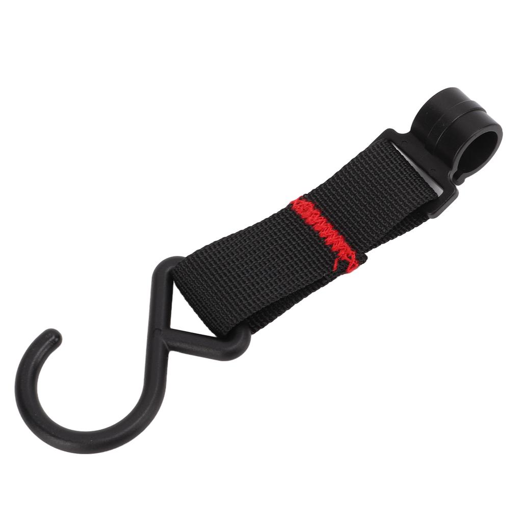 Camping Outdoor Tableware Hook Awning Tent Clothes Hanging Hook for Picnic Hiking Black