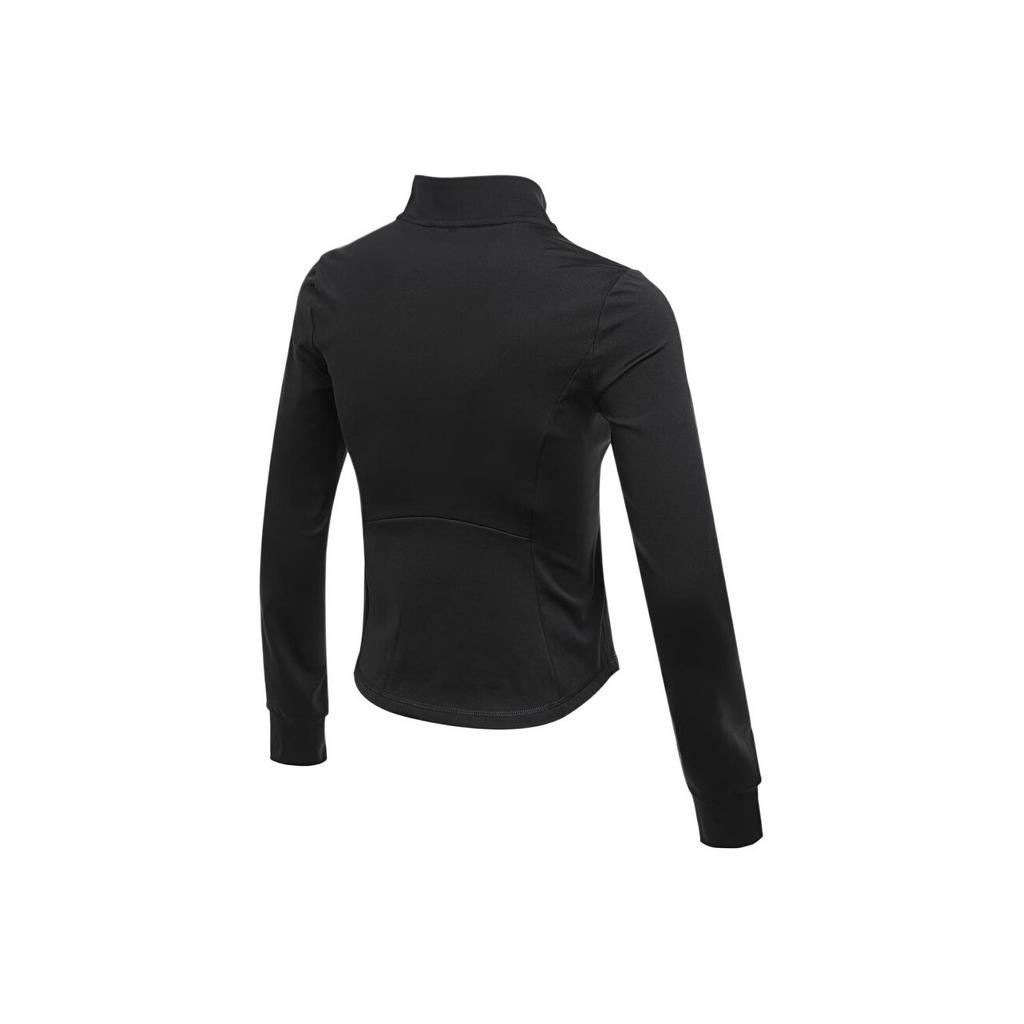 Adidas Slim Knit Jacket Logo Stand Collar Zip Long Sleeve Jacket Women Jackets KF2666