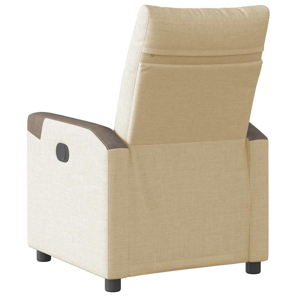 Relax Chair Electric Cream Fabric