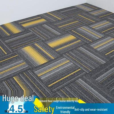 Flame Retardant Non-Slip Carpet Tiles for Offices, Hotels, Billiard Rooms, and Salons