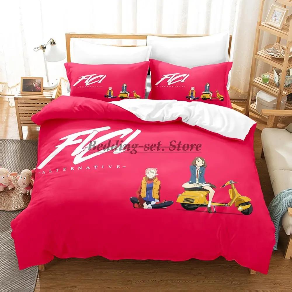 

FLCL Alternative Bedding Set Single Twin Full Queen King Size Bed Set Aldult Kid Bedroom Duvetcover Set Anime Bed Sheet 70x133cm 2pcs