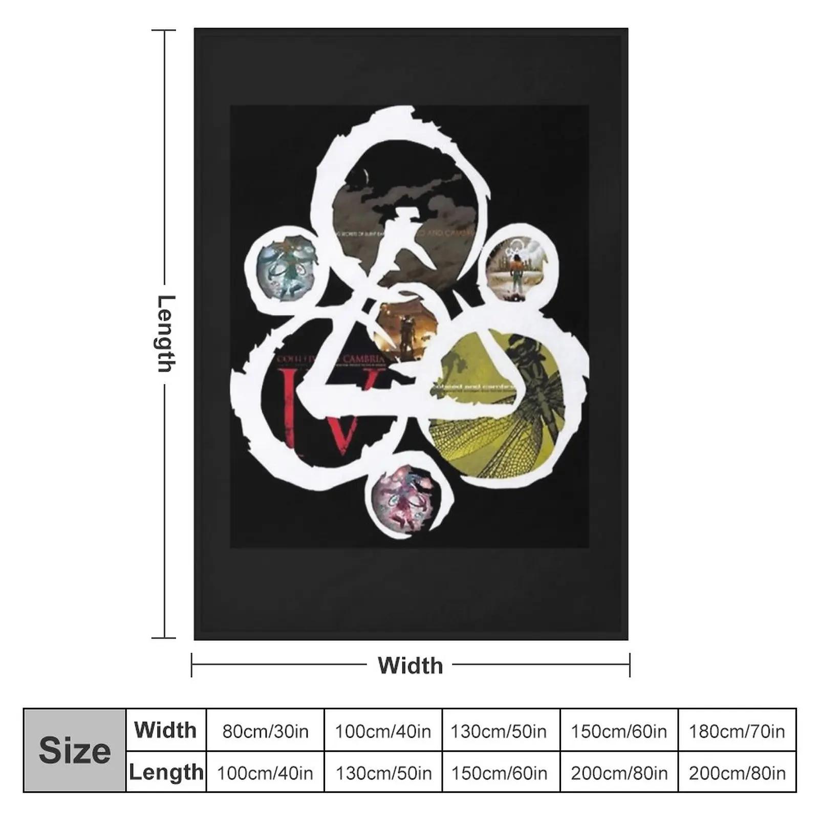 coheed and cambria best seller Throw Blanket Luxury Designer Blanket Luxury Blanket 75cmx90cm серый