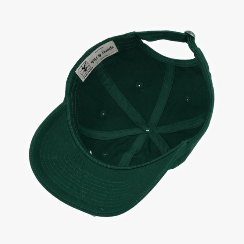 Sporty   Rich Cotton Ny 94 Logo Embroidered Cap Ac040606034gr10
