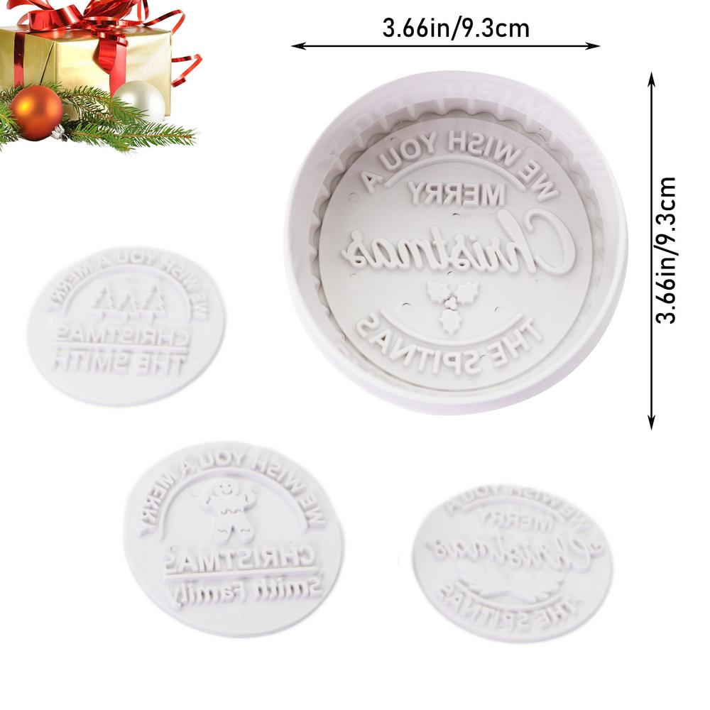 

Рождественские формы для печенья 4x формочки для печенья для выпечки круглая форма для выпечки помадка для печенья бытовая кухня украшение торта