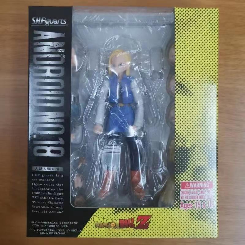 Figurine d'action 16cm Dragon Ball Super Saiyan 3 Goku SHF Anime Mobile PVC Poupée de Collection Figurine Kakarotto Son Goku Modèle Jouets