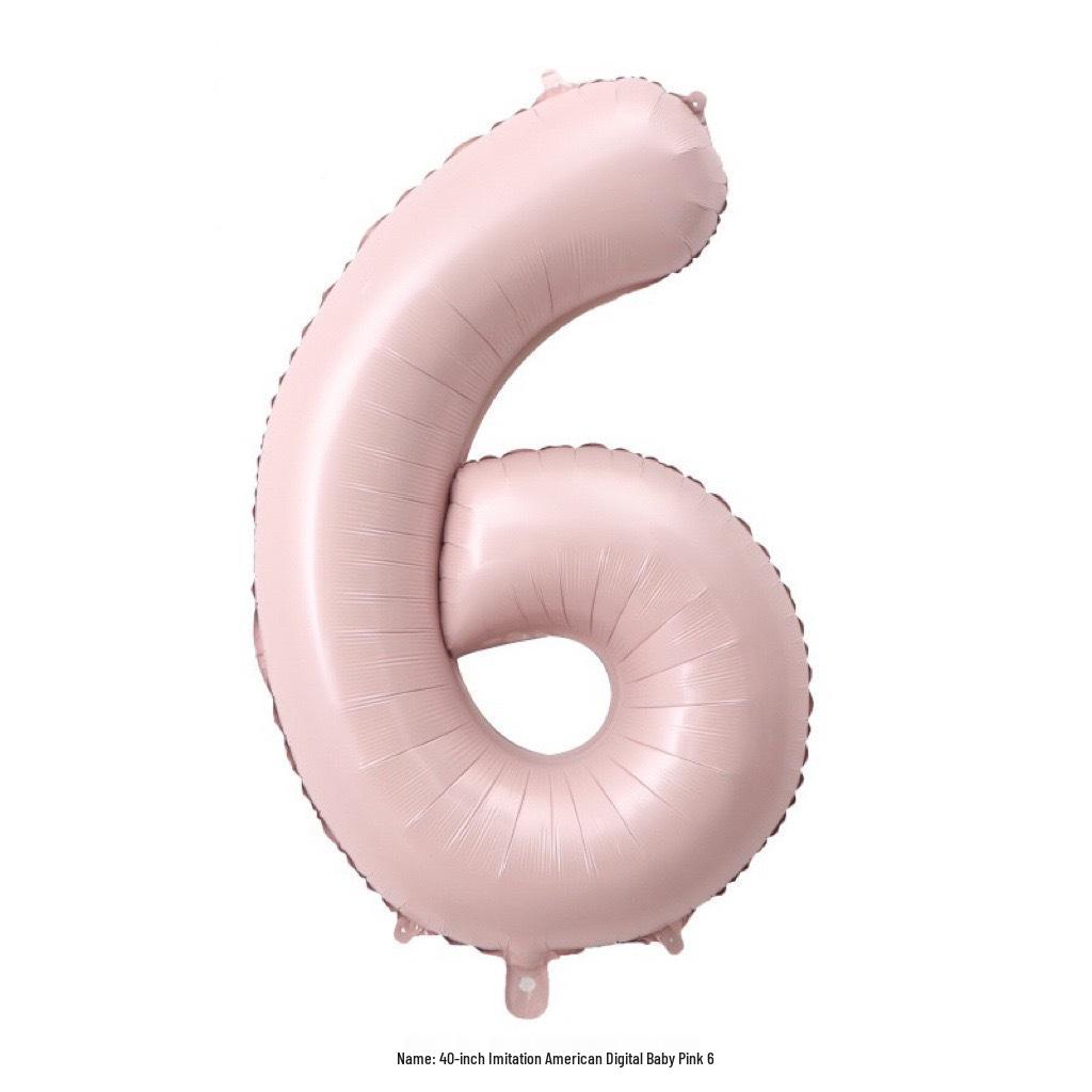 40-Inch Cream Number Balloon for Kids' First Birthday Party Decoration