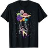 Astronaut Holding Planet Balloons Tshirt BoysGirls STEM Girls T-Shirt