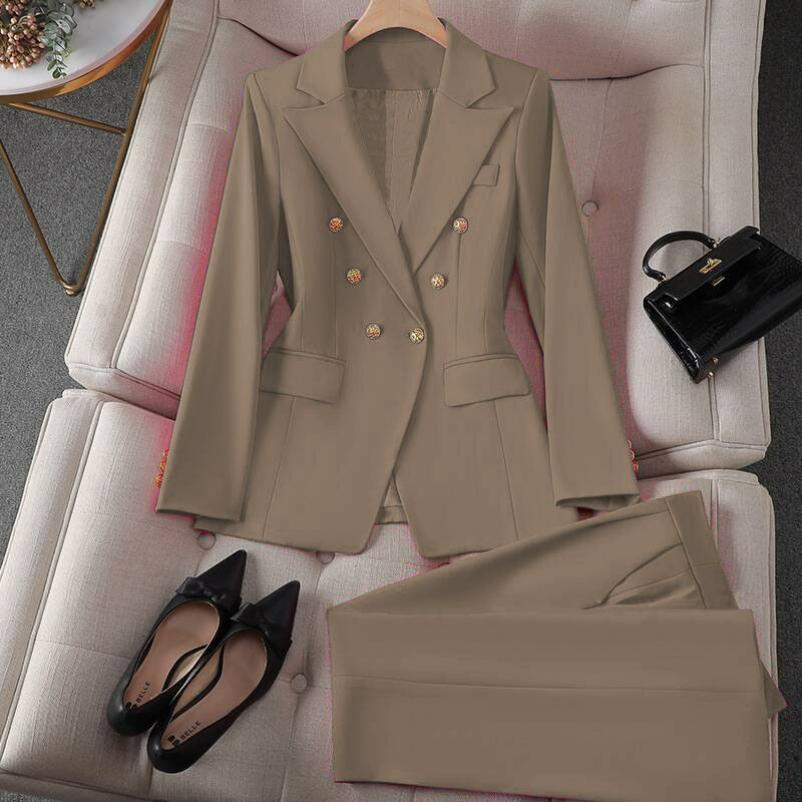Spring Red Suit Jacket Female Professional Temperament Commuter Small Fashion Suit Suit Female