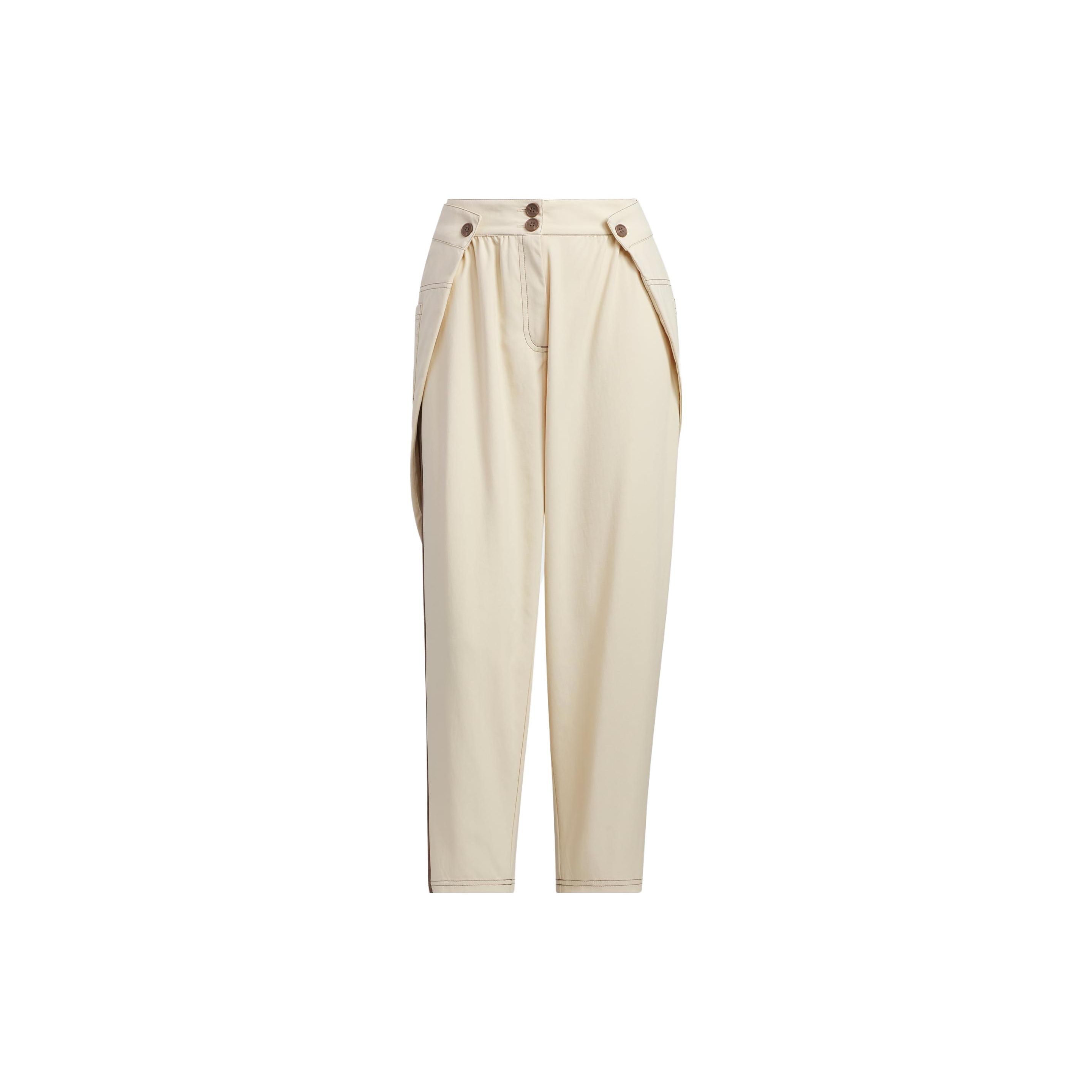 

Adidas Originals Harem Pants Logo Women Pants Rock Sandstorm Off-White IP3007 XS