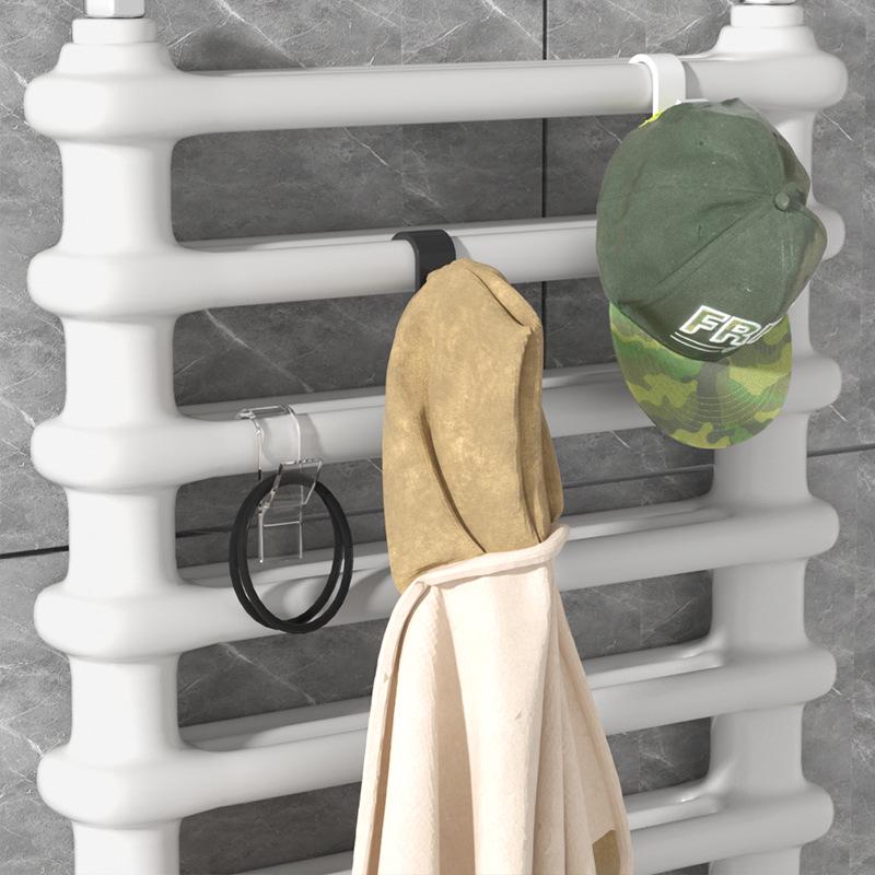 Naścienny Bezprzewierceniowy Cylindryczny Grzejnik Łazienkowy Haczyk na Ubrania