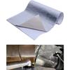 Self Adhesive Heat Shield Material - 12" X 24" Aluminum Backed Aluminized Thermal Barrier Fiberglass Ulation Reflective Material High Temp Protection