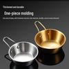 Golden 304 Stainless Steel Camping Bowl with Handle