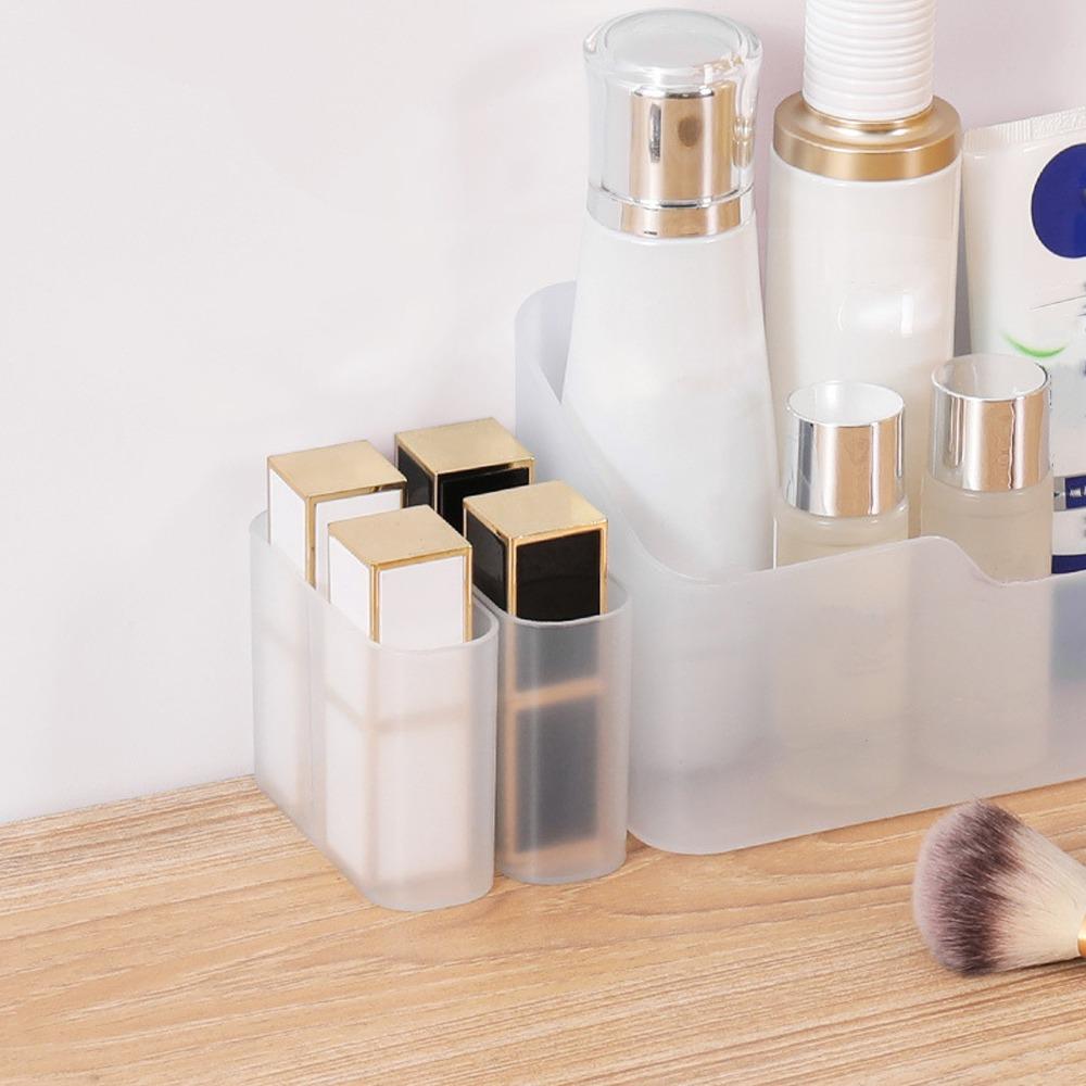 Nou suport multifuncțional autoadeziv pentru pix pentru creion pentru markere, instrumente de machiaj, cutie de depozitare, organizator de papetărie de birou