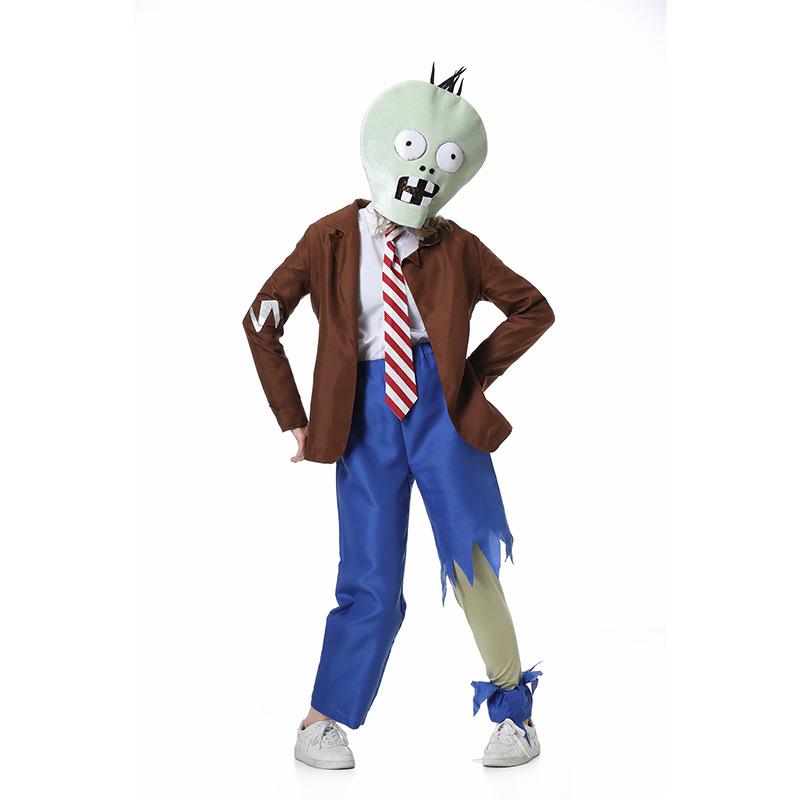 2025 Zombie Cosplay Costume Plants vs. Zombies Halloween Stage Performance Set