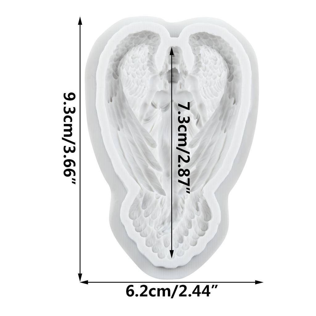 Forma silikonowa anioł Anioł Formy do fondantu Narzędzia do dekorowania ciast Topper na babeczki Cukierki Rzemiosło cukrowe Pasta gumowa Glinka polimerowa