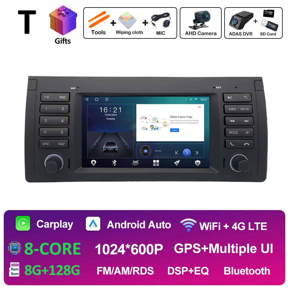 Wireless Carplay Android Auto For BMW E53 QLED IPS Screen Cooling fan Bluetooth WIFI DSP Stereo Autoradio Intelligent System 4G