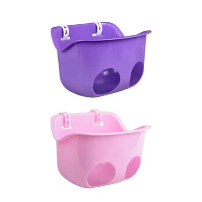 Children Bicycles Basket Doll Bike Set Easy Attachment for Stroller Scooters Secure Installation Bike Accessories