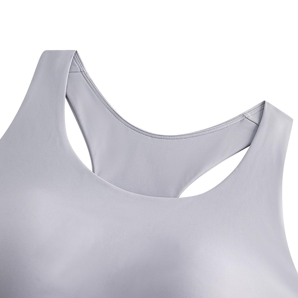 Anta Womens Training Fitness Bra Autumn 2025 Women Underwear Jacquard-Gray 962537101-2