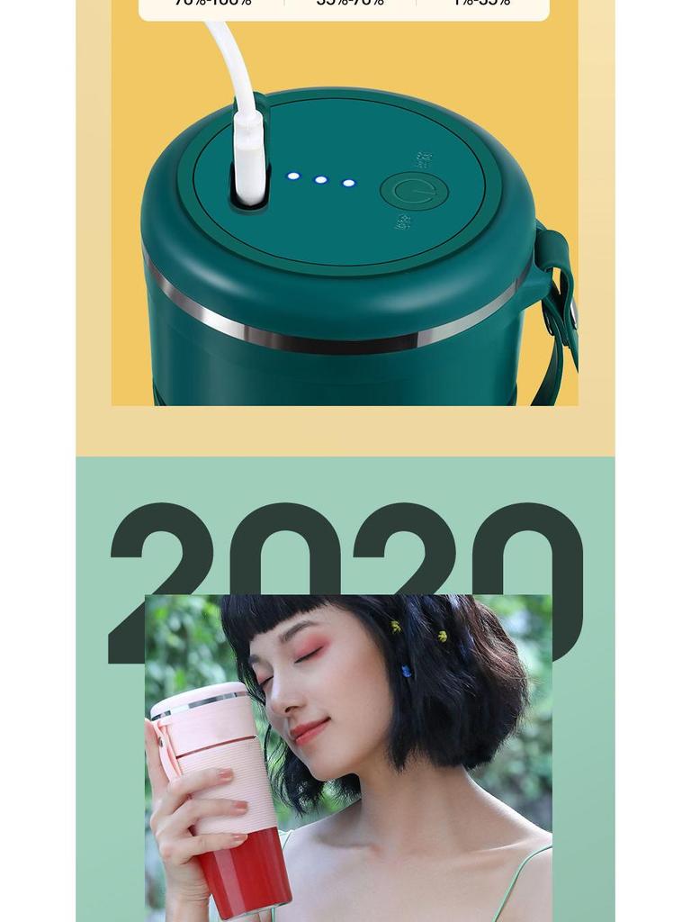 Compact Multifunctional Electric Juicer - Portable Household Juice Cup