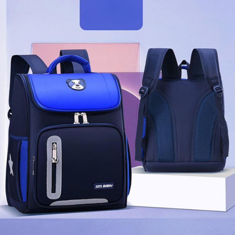 Children Backpack Large Capacity Boy Girl Primary Schoolbag Teenage High Students Shoulder Bag Spine Protection Load Reduction