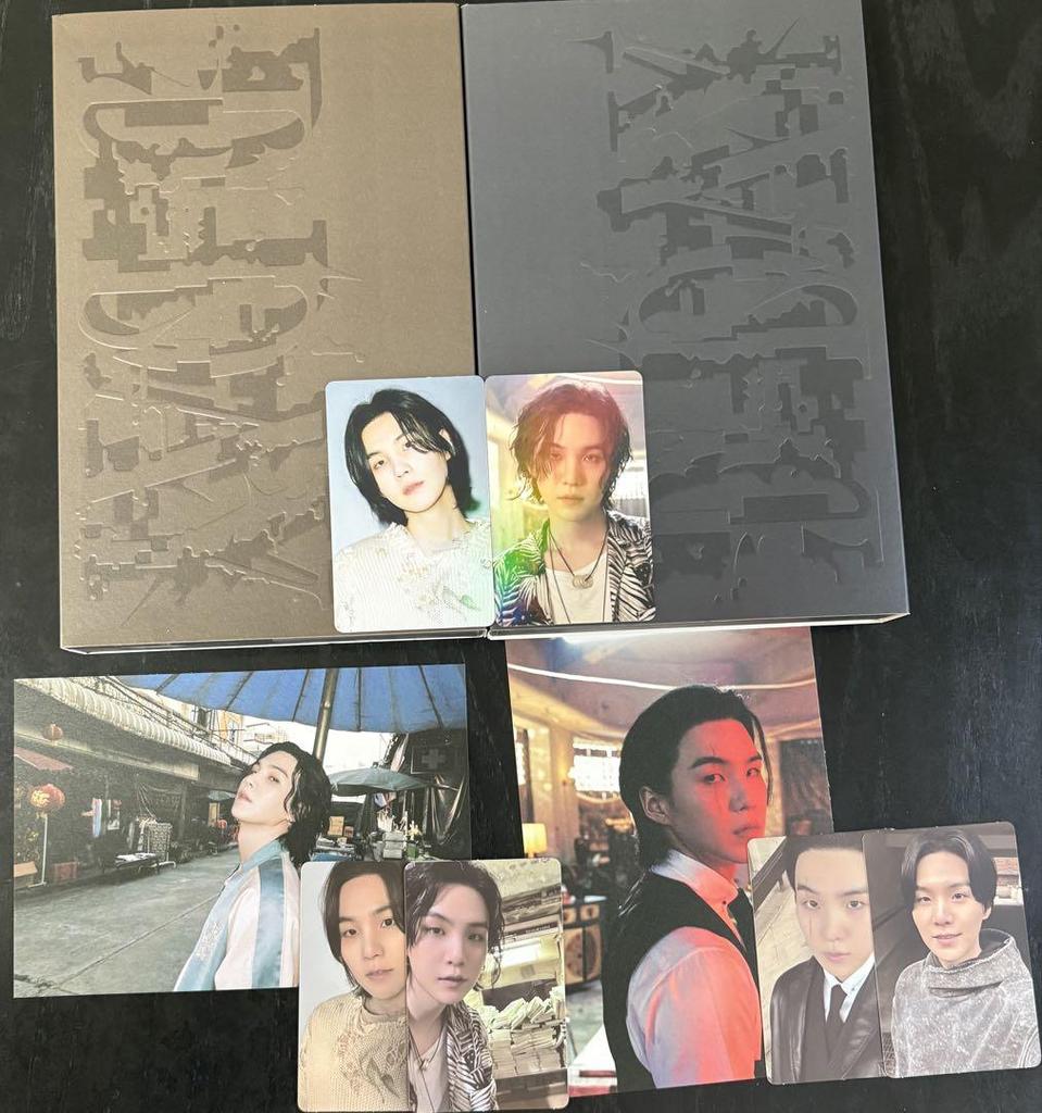 [USED] D-DAY Agust D CD 2-pack Set with Bonus BTS Suga