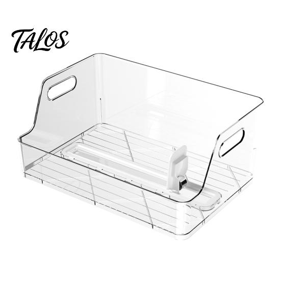 Organizer for Book And Stationery Sliding Action Bookend, Clear Stopper, Space Saving Office Desktop Stackable Desk File Bookshelf Storage,