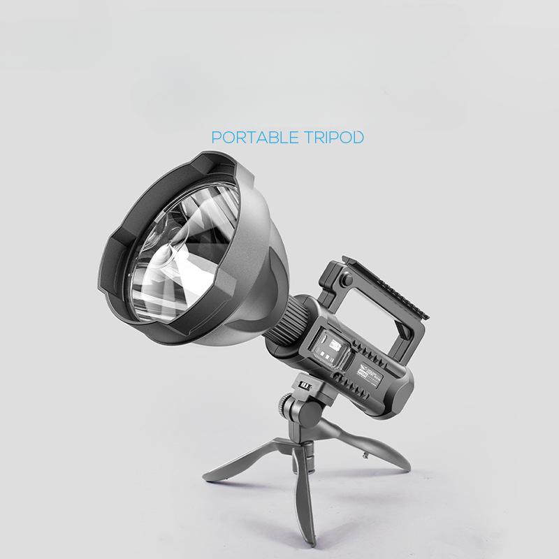 P70 Strong Outdoor Lantern Camping Rechargeable Led Searchlight Plastic Patrol Flashlight