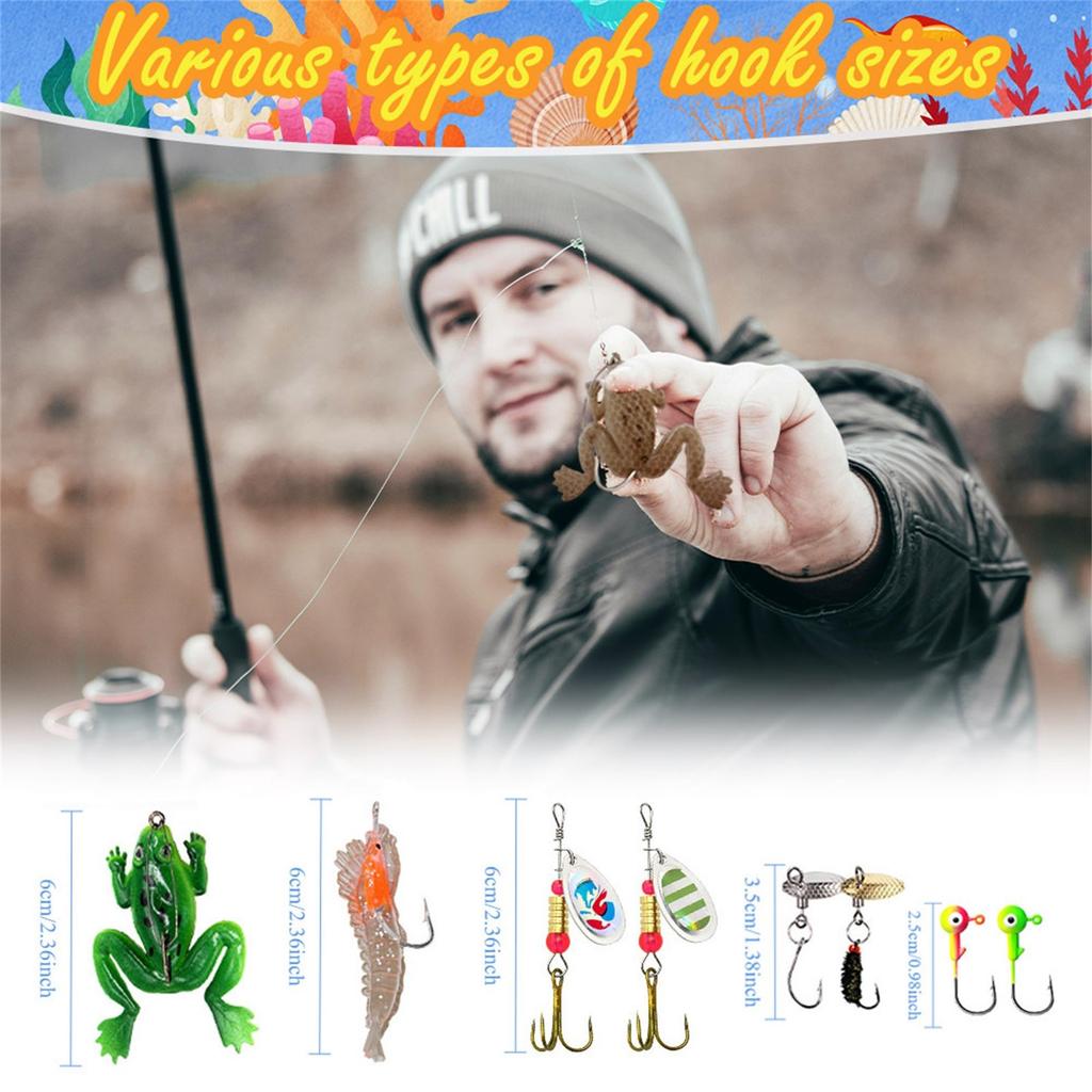 24pc Advent Calendar Fishing Christmas Countdown, Fishing Tackle Advent Calendar For FishAdult Men Teen Boys, Xmas Surprise Gift