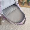 Color Block Women's Backpack Student Schoolbag Large Capacity Star Print Backpack