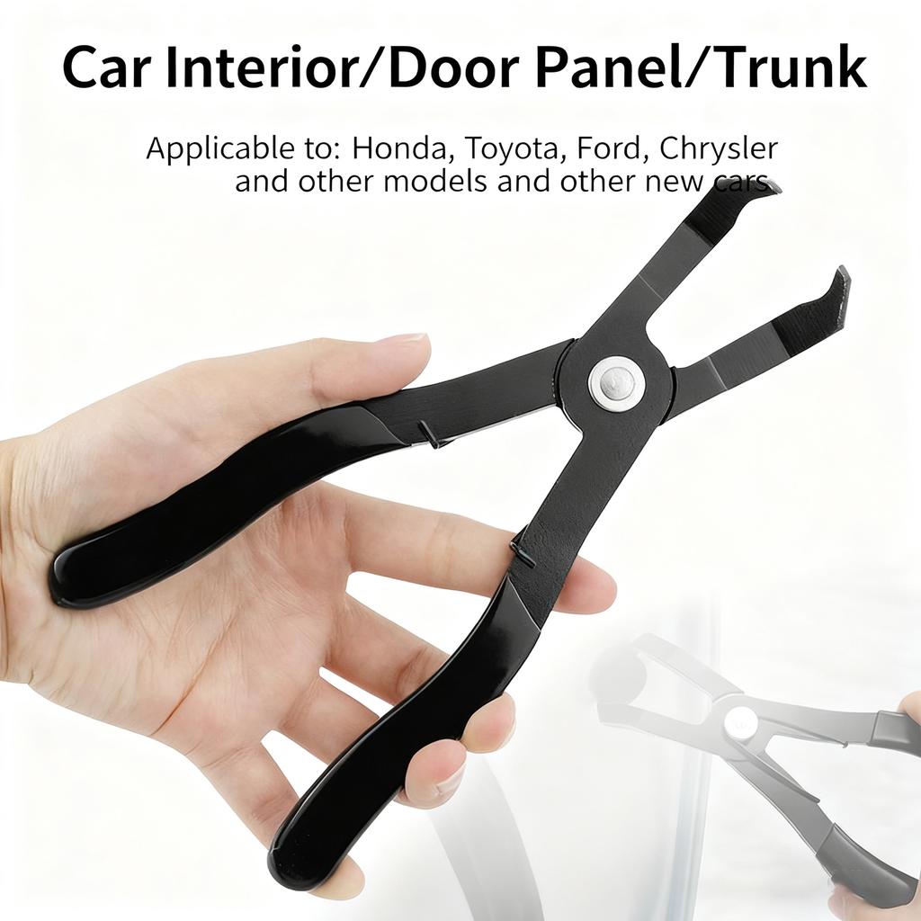 80 Degree Plastic Rubber Round Nail Pliers Pliers Removal Pliers Car Interior Door Panel Bottom Buckle Trunk Interior Removal