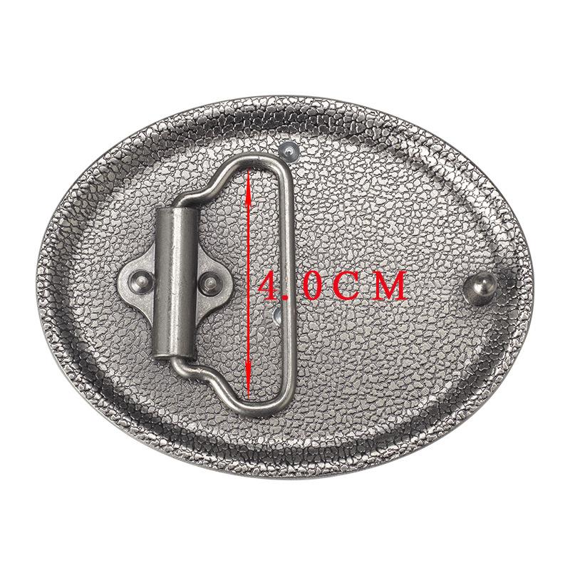 Yonbaody Belt Buckle Aboriginal Tribe Leader Portrait Indians Pattern Gem -Kit Waist Diy Accessories