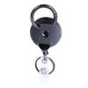 Stretching Wire Rope Pull Keyring Key Chain Ring Retractable Badge Reels ID Card Badge Holder